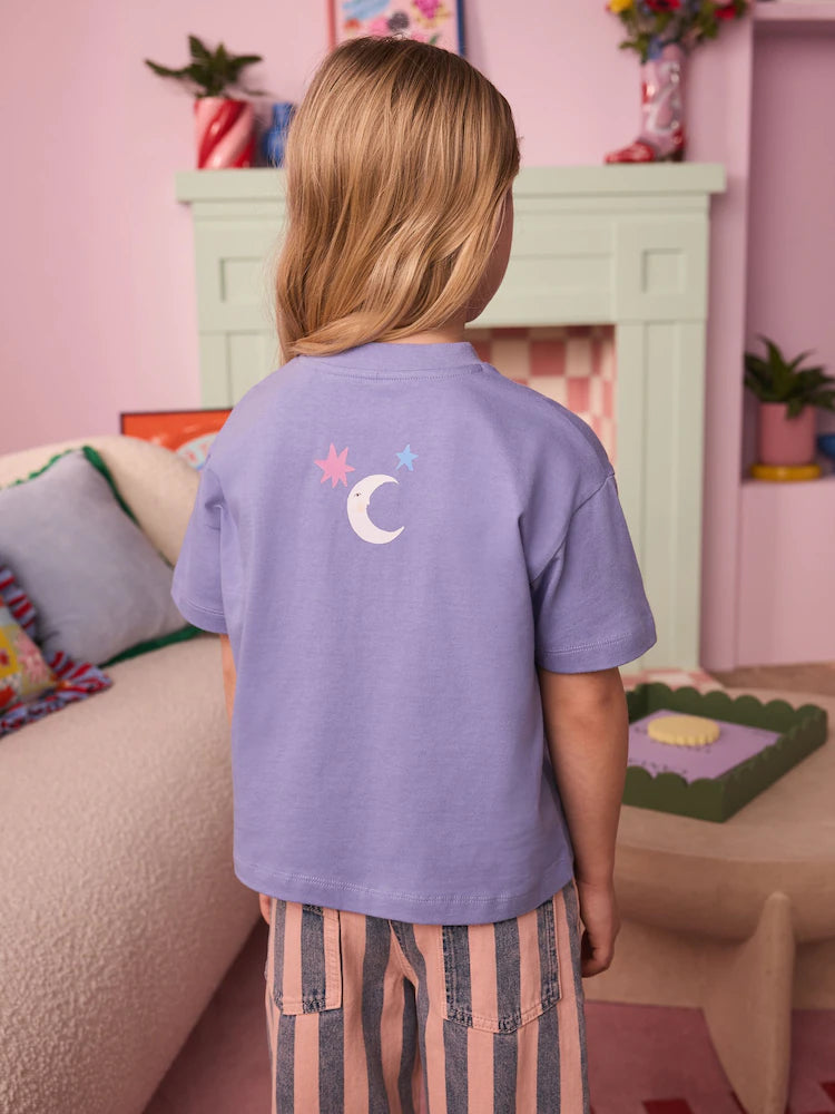 Eleanor Bowmer Blue Moon Child 100% Cotton T-Shirt