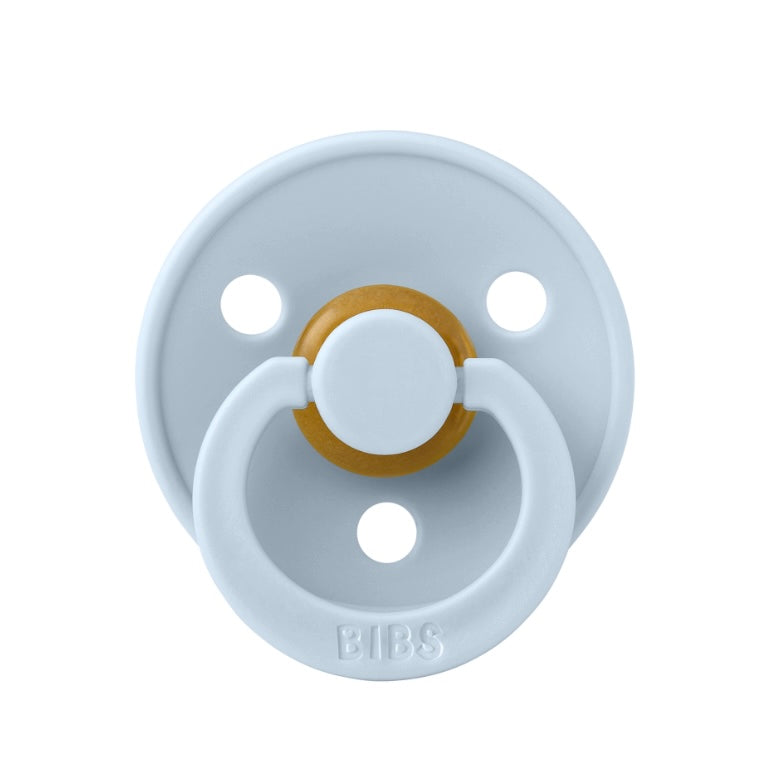 BIBS Pacifier Colour Latex Size 1 Baby Blue
