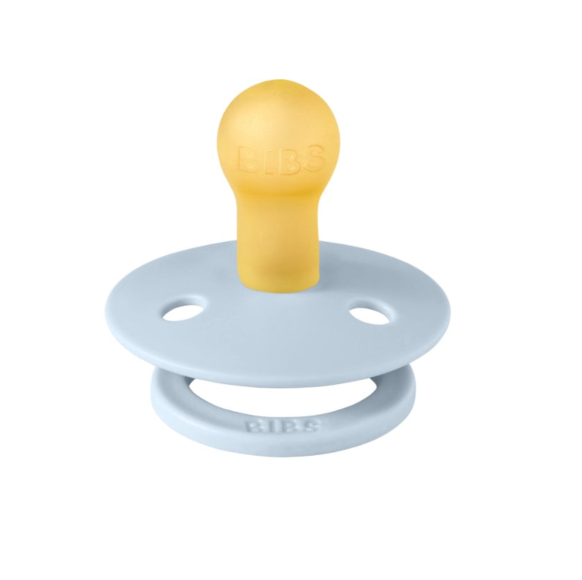 BIBS Pacifier Colour Latex Size 1 Baby Blue