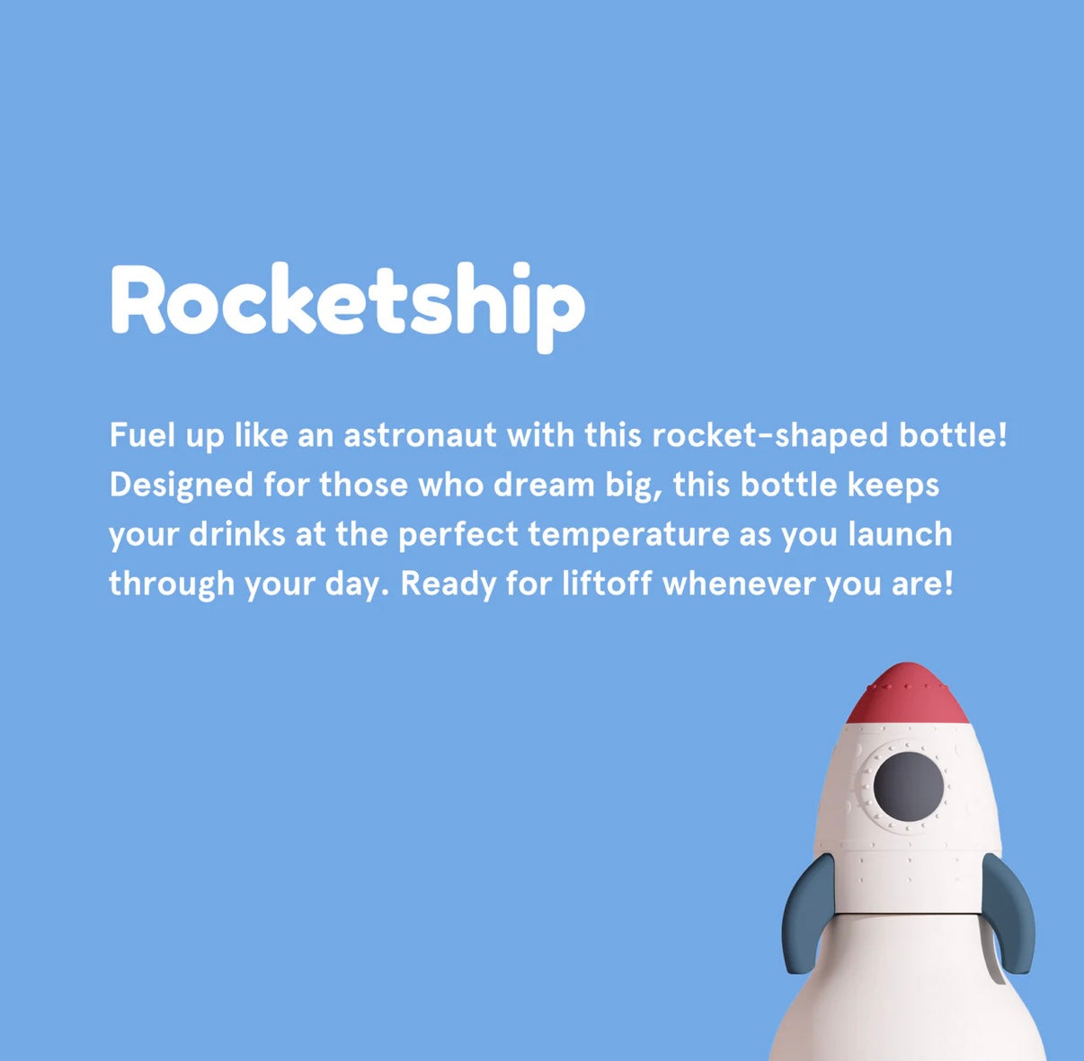 Asobu Rocket-ship Bestie Bottle