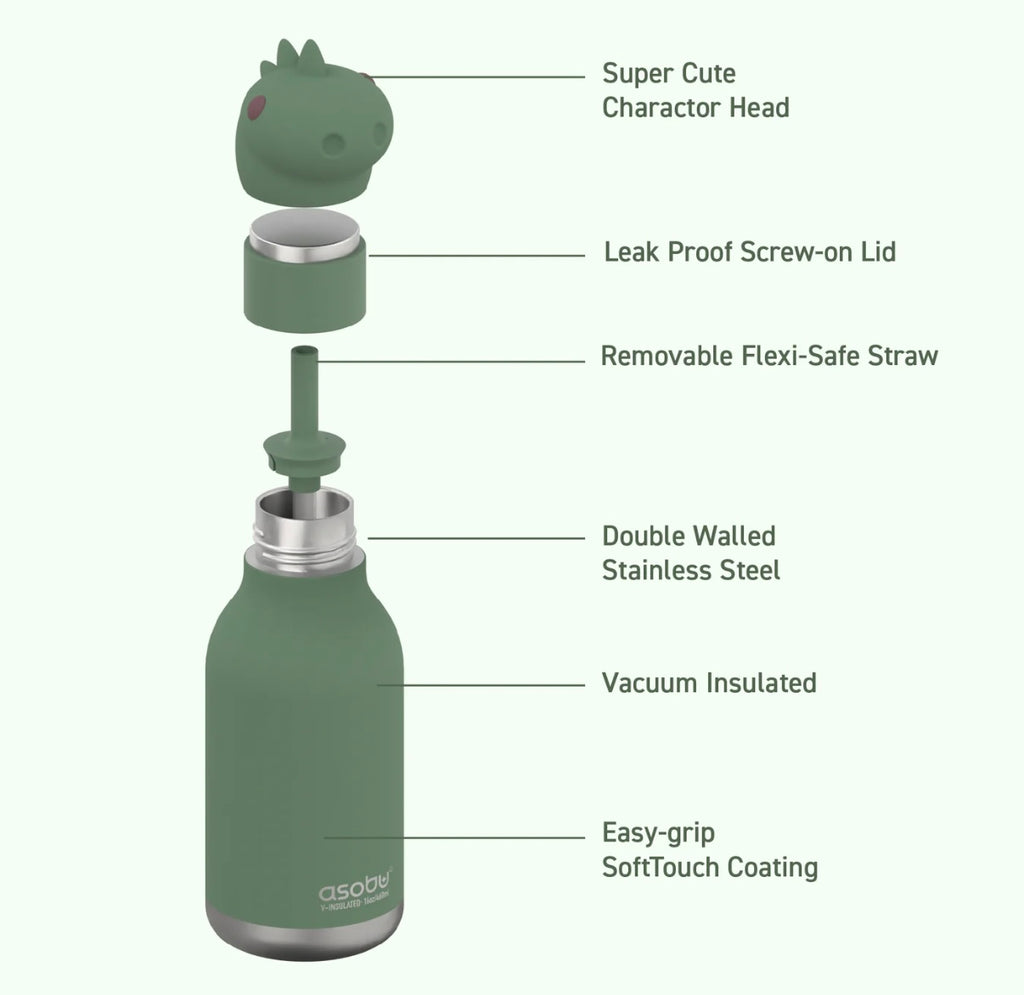 Asobu Dinosaur Bestie Bottle