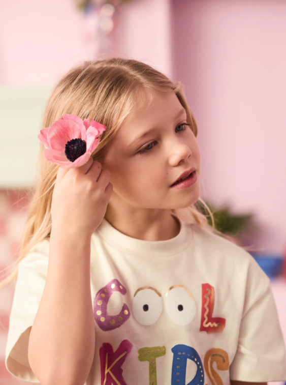 Eleanor Bowmer Kids Pink Cool Club Cotton T-shirt