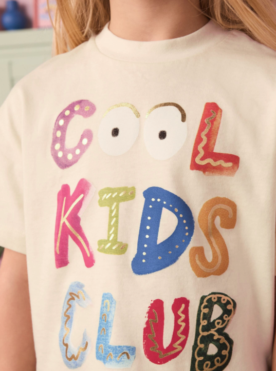 Eleanor Bowmer Kids Pink Cool Club Cotton T-shirt