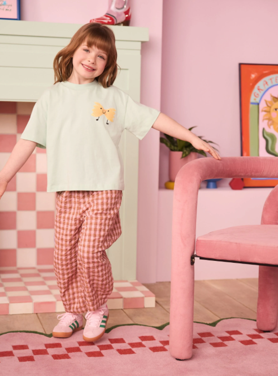 Eleanor Bowmer Kid Green Pasta Cotton T-Shirt