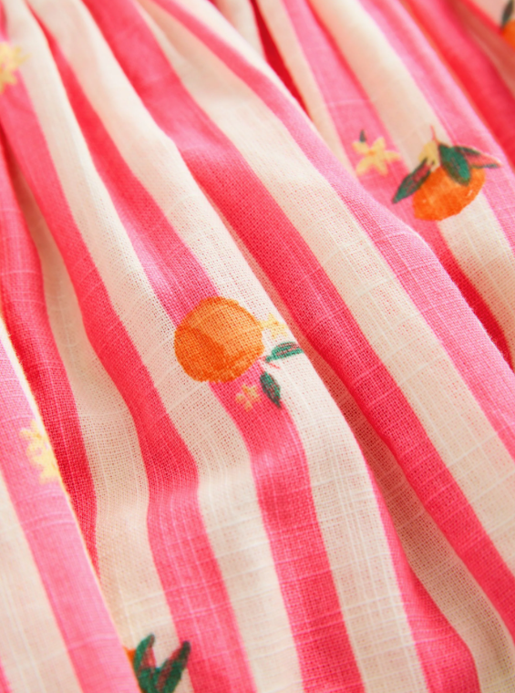 Pink Stripe Boxy Summer Dress