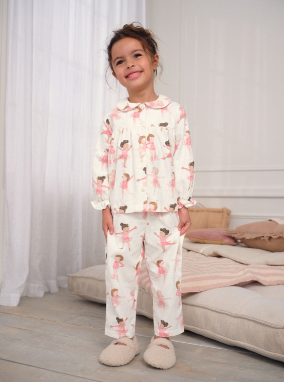 Ballerina Woven Button Through Pyjamas