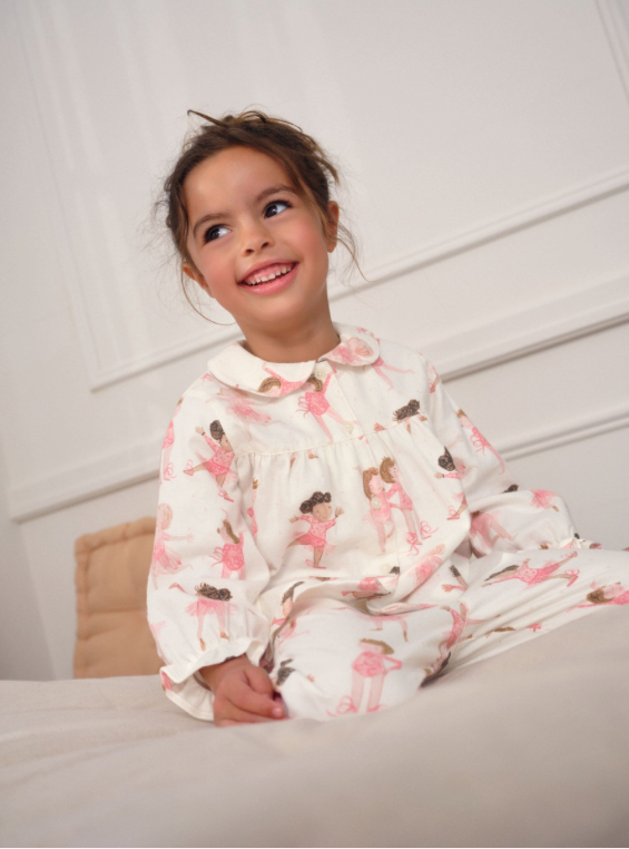 Ballerina Woven Button Through Pyjamas