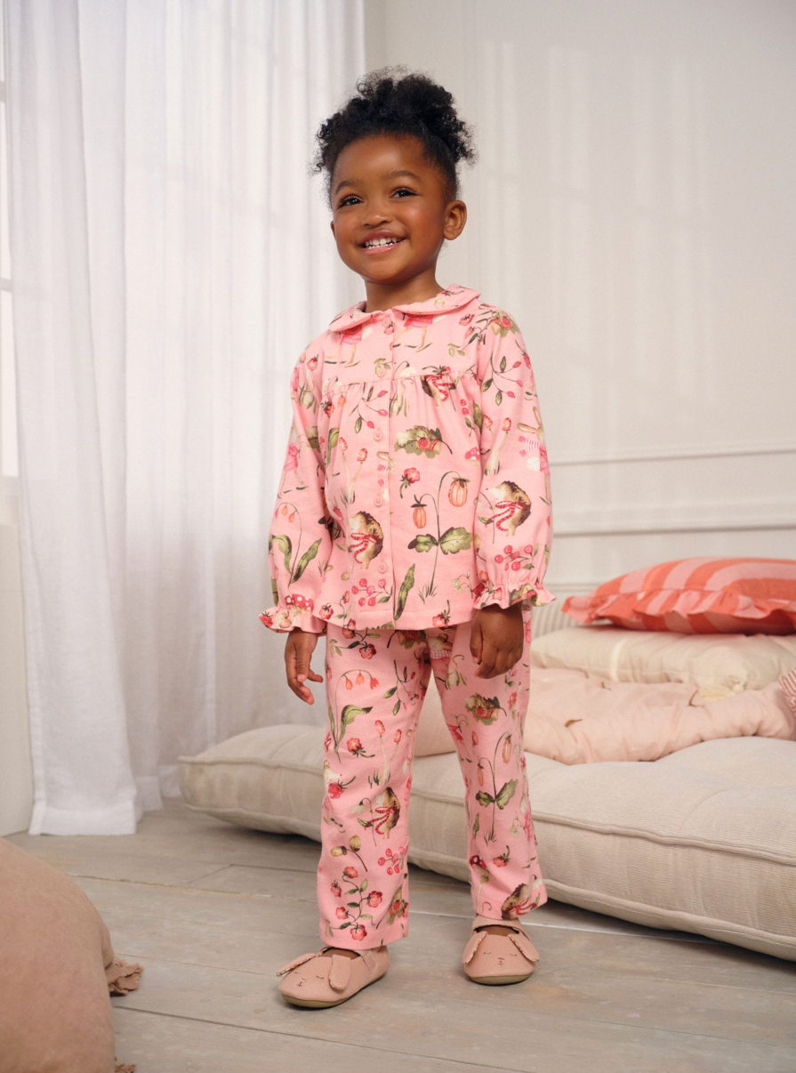 Ballerina Woven Button Through Pyjamas