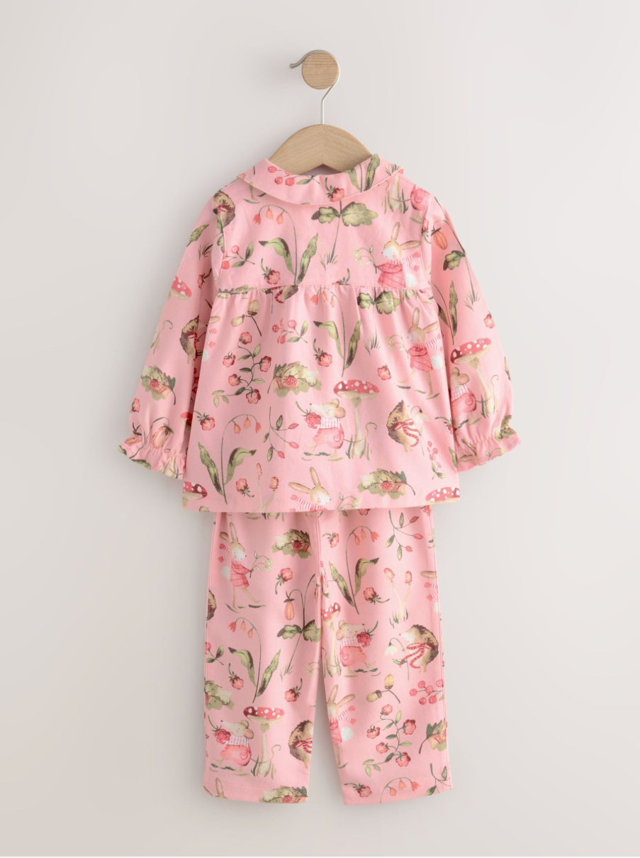 Ballerina Woven Button Through Pyjamas