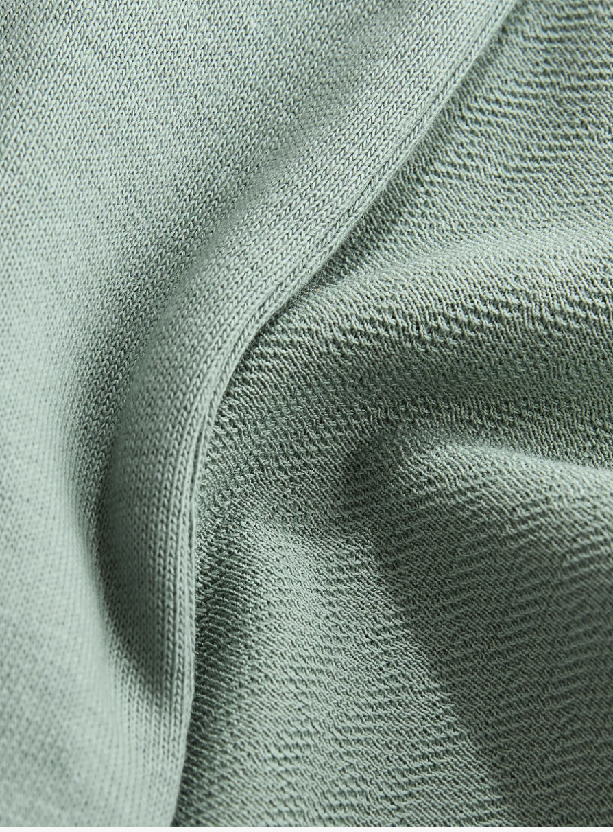 Textured Short Sleeve Zip Neck Polo Shirt And Shorts Set