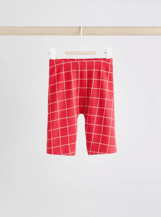 Red Graphic Print Christmas Sweat and Joggers Baby Set