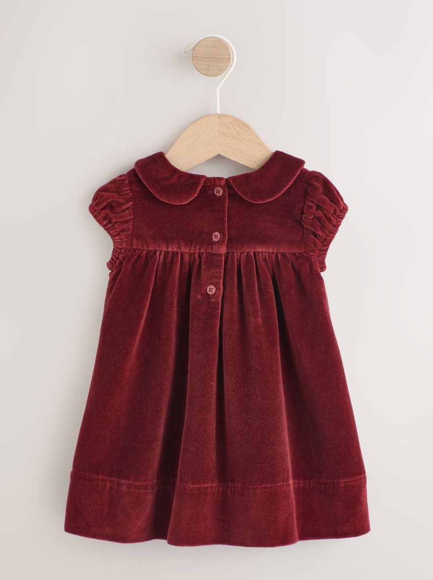 Christmas Baby Velvet Dress