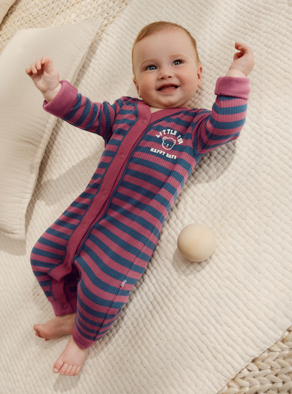 Burgundy Red Baby Sleepsuits