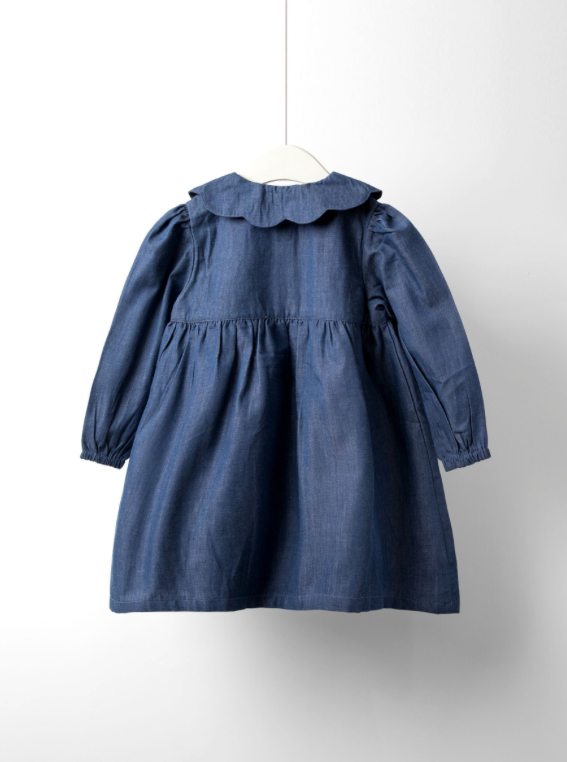 Blue Gruffalo Chambray Button Through Dress